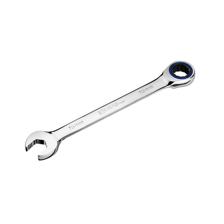 CAPRI TOOLS 100-Tooth 15 mm Ratcheting Combination Wrench CP11515